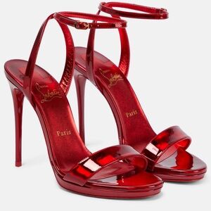 *Brand new* Christian Louboutin Shiny Red Heels